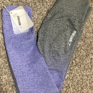 Gymshark Ombré Seamless leggings: indigo/black